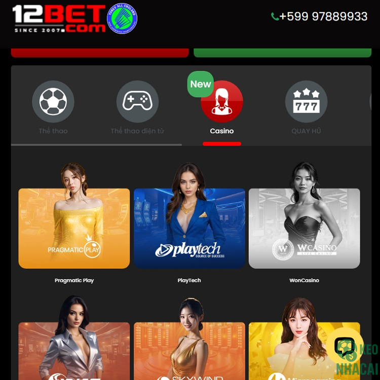 Danh mục game đa dạng