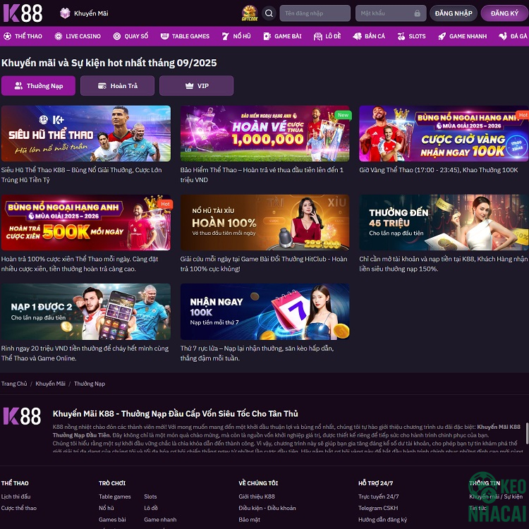 Kho khuyến mãi khủng